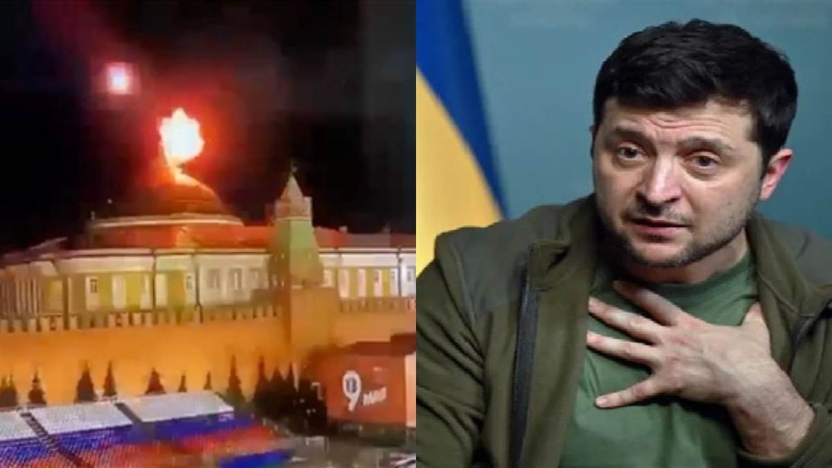 Russia alleges drone attack on kremlin Ukraine denies Air alert in Kiev russia ukraine war