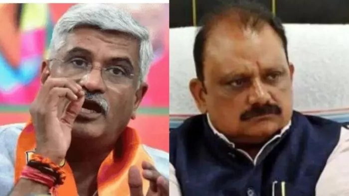 गजेन्द्र सिंह शेखावत और मिथिलेश ठाकुर की फाइल फोटो।