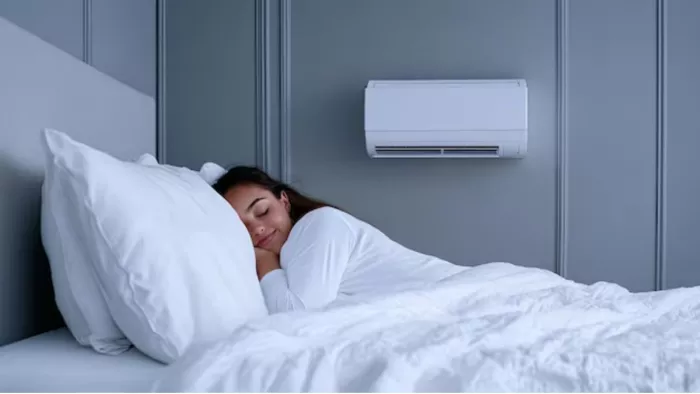 AC में सोने से सेहत को होते हैं कई नुकसान। (Image Credit- Freepik)