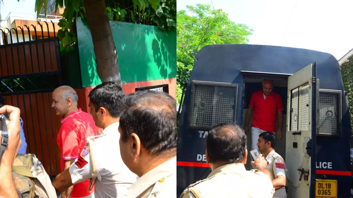 Delhi Liquor Scam घर पहुंचकर भी पत्नी से नहीं मिल सके मनीष सिसोदिया अस्पताल  में भर्ती हुईं सीमा - Delhi Liquor Scam Manish Sisodia reached home to meet  his wife these conditions