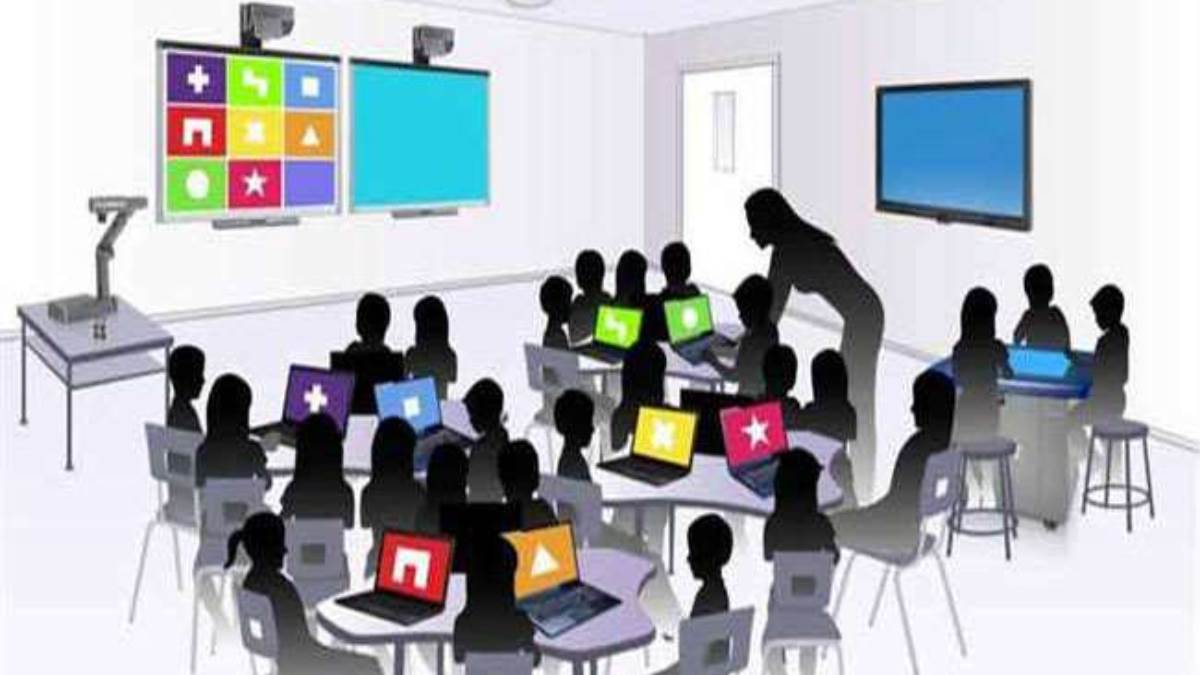target to make smart classes in 50 percent government schools of bihar in the next two years