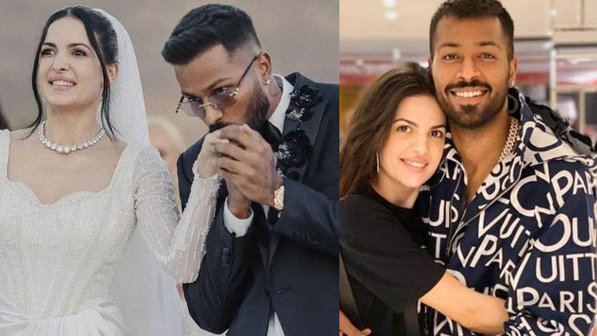 hardik pandya natasha stankovic wedding pics showing on instagram after divorce rumours fans reaction goes viral