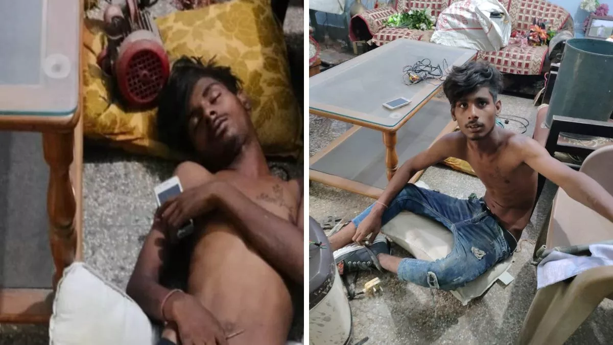 अजब चोर का गजब कारनामा! चोरी करते-करते थका तो AC चलाकर सो गया, आंख खुली तो सामने मिली पुलिस, फिर…