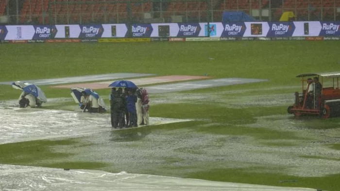 Narendra Modi Stadium में बारिश ने इतिहास में कब-कब मैच में फेरा पानी