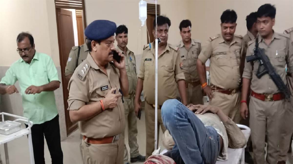 कानपुर : घाटमपुर में पुलिस और गोकशी के आरोपित के बीच मुठभेड़, पैर में गोली लगने से घायल