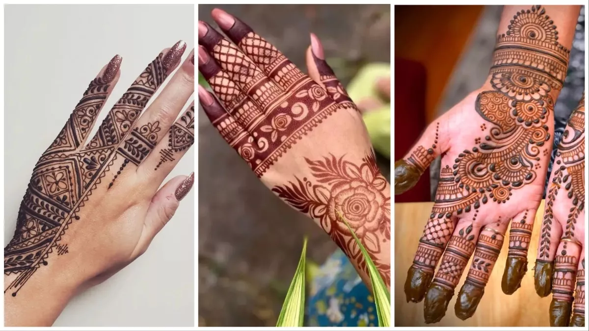 सीधे हाथ में सुन्दर महेंदी डिजाइन || Latest Front Hand Mehndi Designs 2020  - YouTube