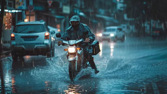 बारिश के मौसम में बाइक को किन बातों का ध्यान रखकर चलाना चाहिए। आइए जानते हैं।