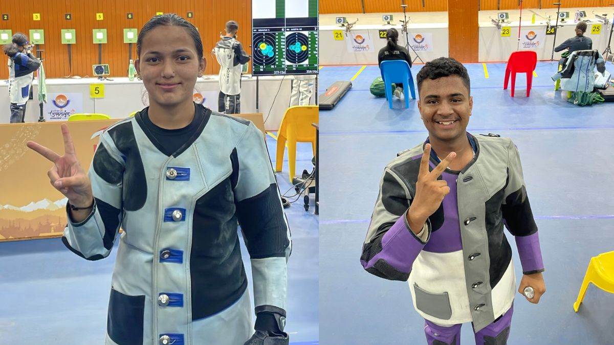 ansh chaudhary and meenakshi sharma qualified for the national shooting championship