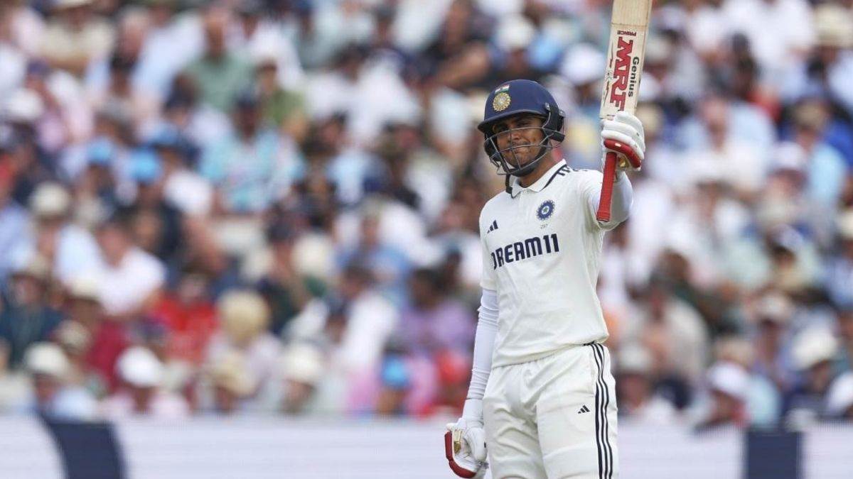 shubman gill double century in england celebration village