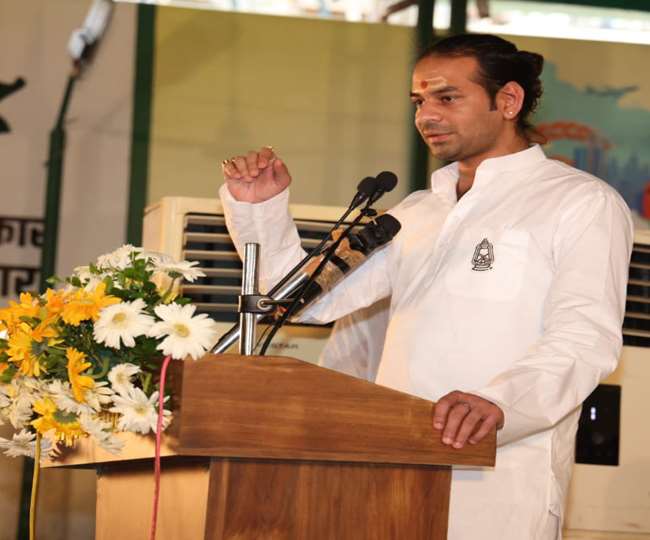 राष्ट्रीय जनता दल विधायक तेजप्रताप यादव। जागरण आर्काइव।
