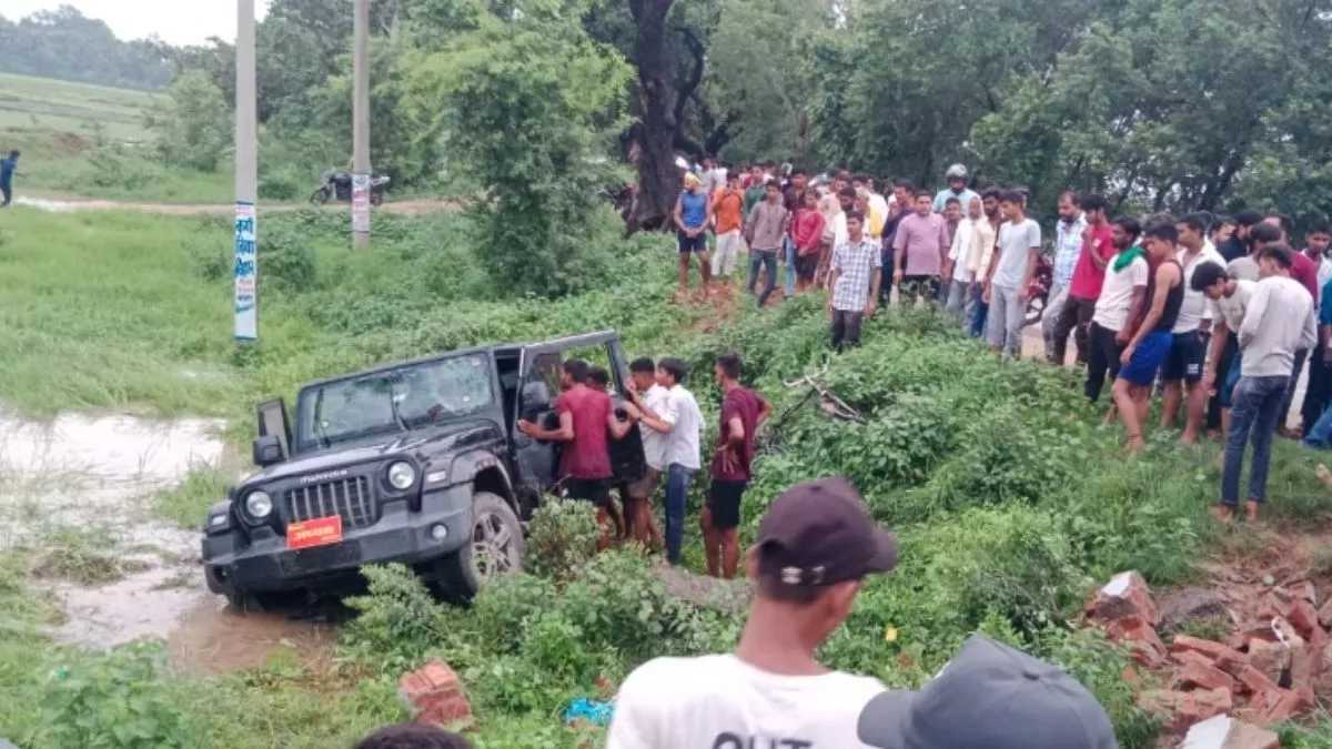 बिहार में बेकाबू थार ने चार लोगों को कुचला, महिला की मौत; ग्रामीणों ने किया जमकर हंगामा