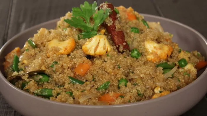 इस आसान रेसिपी से ब्रेकफास्ट में बनाएं टेस्टी Quinoa Pulao (Image Source: Freepik)