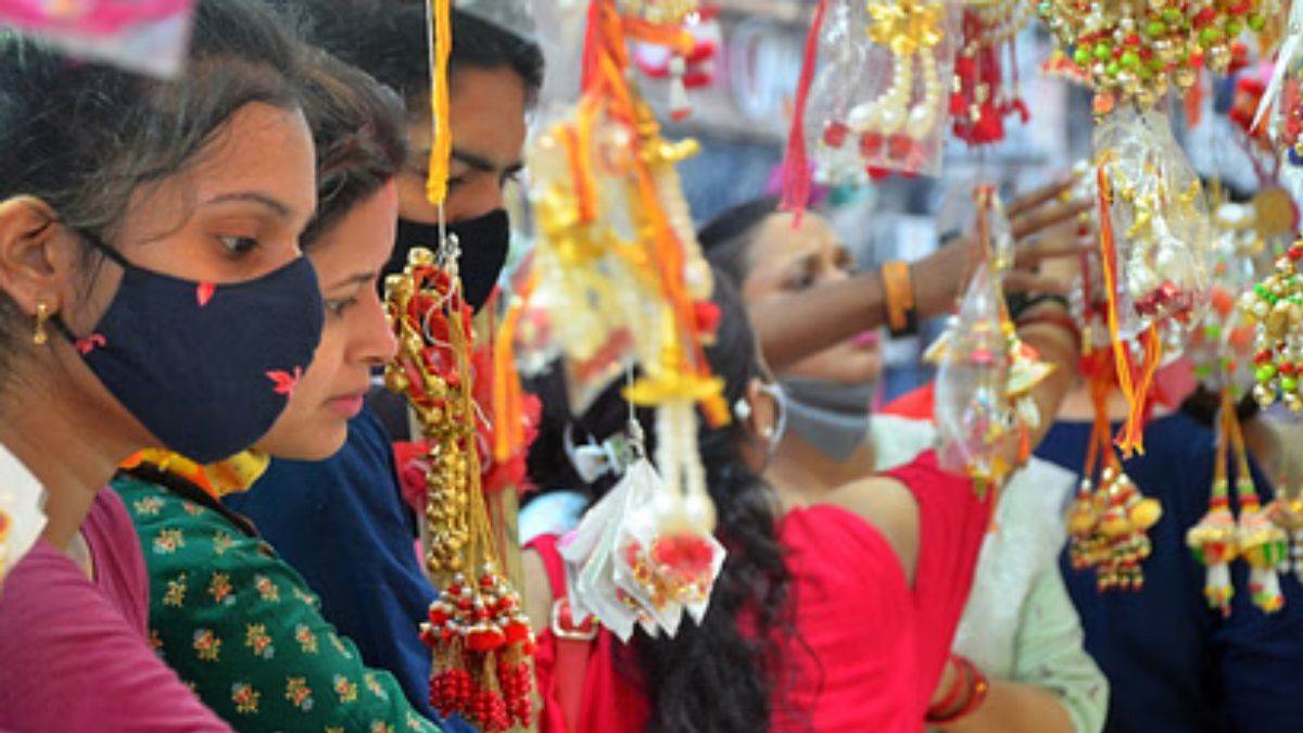 raksha bandhan patna city gold silver rakhi market buzzing