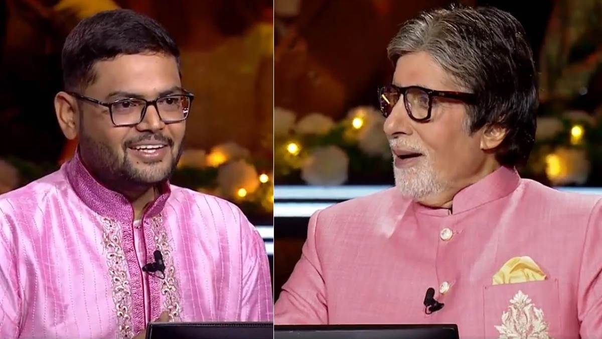 kanpur teacher anil mathur lost 3 lakhs in kbc season 14 and spoke for amitabh bachchan also