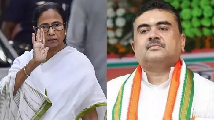 सुवेंदु अधिकारी ने मुख्यमंत्री ममता बनर्जी पर साधा निशाना। फाइल फोटो।