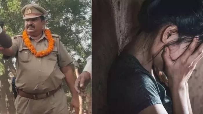 यूपी पुलिस का दारोगा पीड़ित महिला से बोला- जब तुम्हारे पति घर पर नहीं होंगे