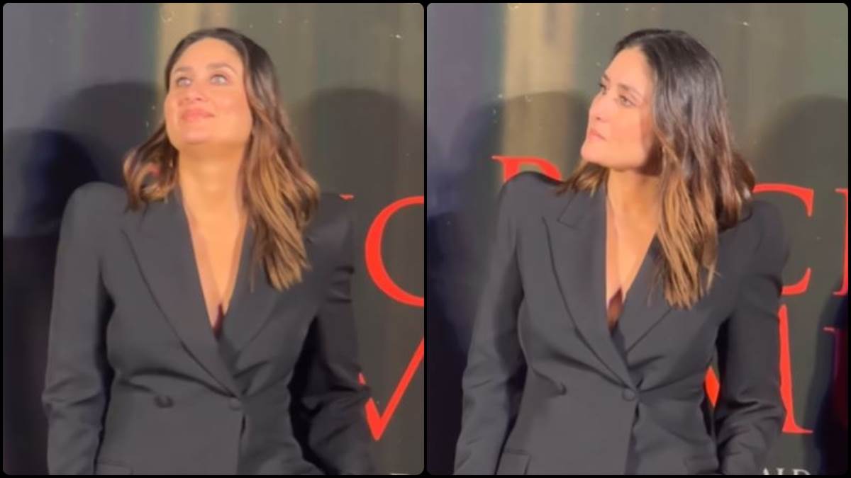 Kareena Kapoor Khan के सामने हुआ Shahid का जिक्र तो एक्ट्रेस ने बनाया ऐसा  मुंह, एक्सप्रेशन वायरल - Kareena Kapoor Khan Reaction when Shahid Name  mention at The Buckingham Murders Trailer launch