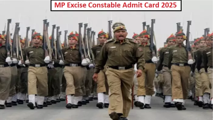 MP Excise Constable Admit Card 2025 जल्द होंगे जारी।