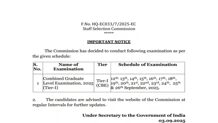 SSC CGL Exam 2025: एडमिट कार्ड जल्द ही जारी किए जाएंगे।