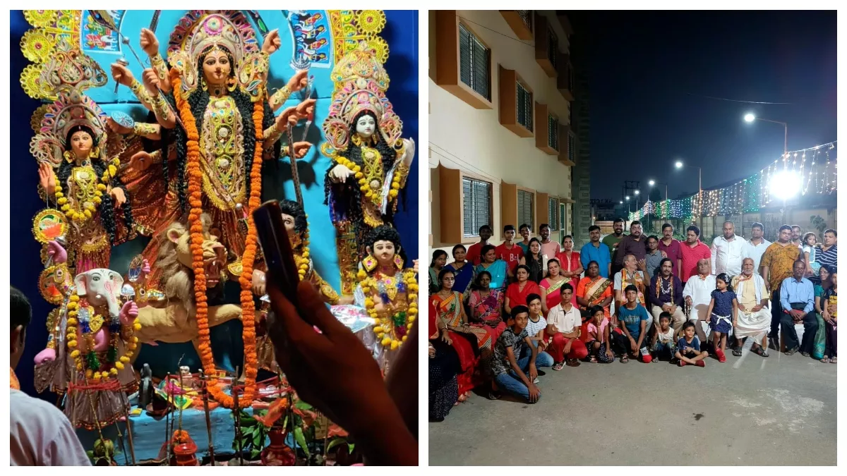 Kolkata Durga Puja: ऊं स्काई सिटी, रिसड़ा में भव्य तरीके से दुर्गा पूजा का आयोजन