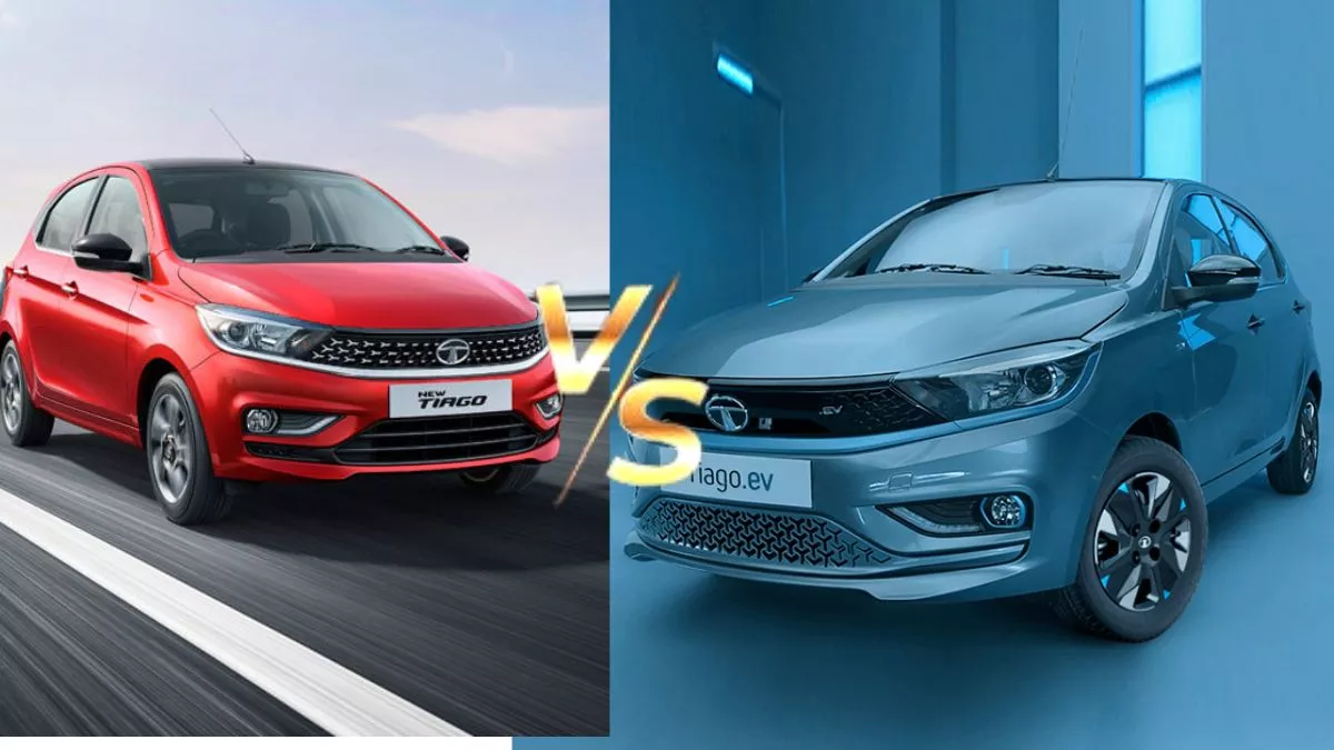Tata Tiago EV Vs Tiago Petrol, See price, features and specification comparison