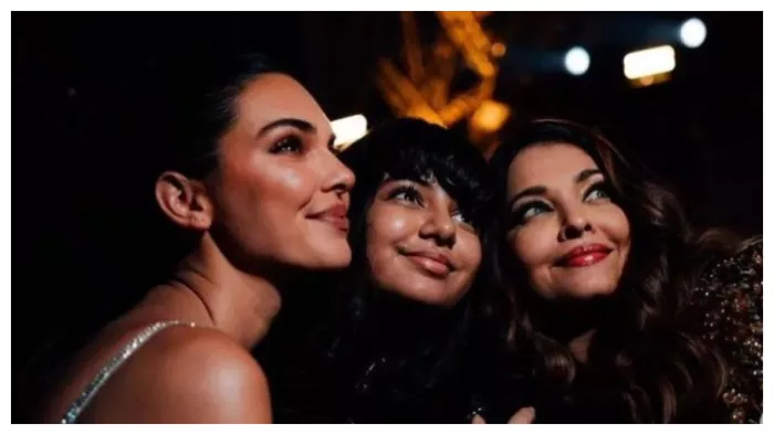 Kendell Jenner, Aaradhya Bachchan and Aishwarya Rai Bachchan. Photo Credit: Aishwaryaraibachchan_arb Instagram Page