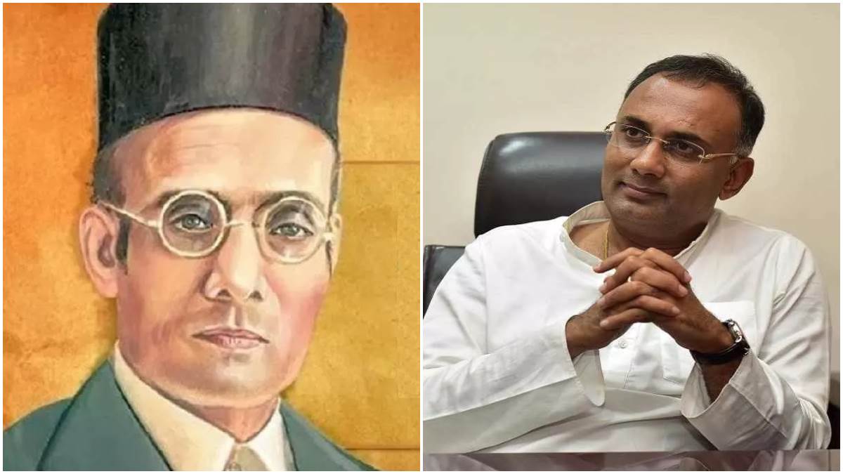 bjp hits out at rahul gandhi over karnataka minister statement on savarkar shiv sena gives 24 hour ultimatum