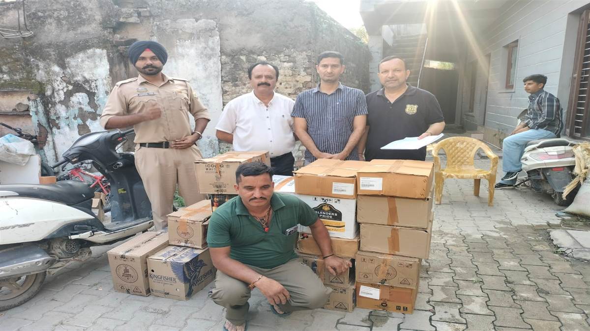 major action by the excise department in bbn cache of illegal liquor found owner fails to show license