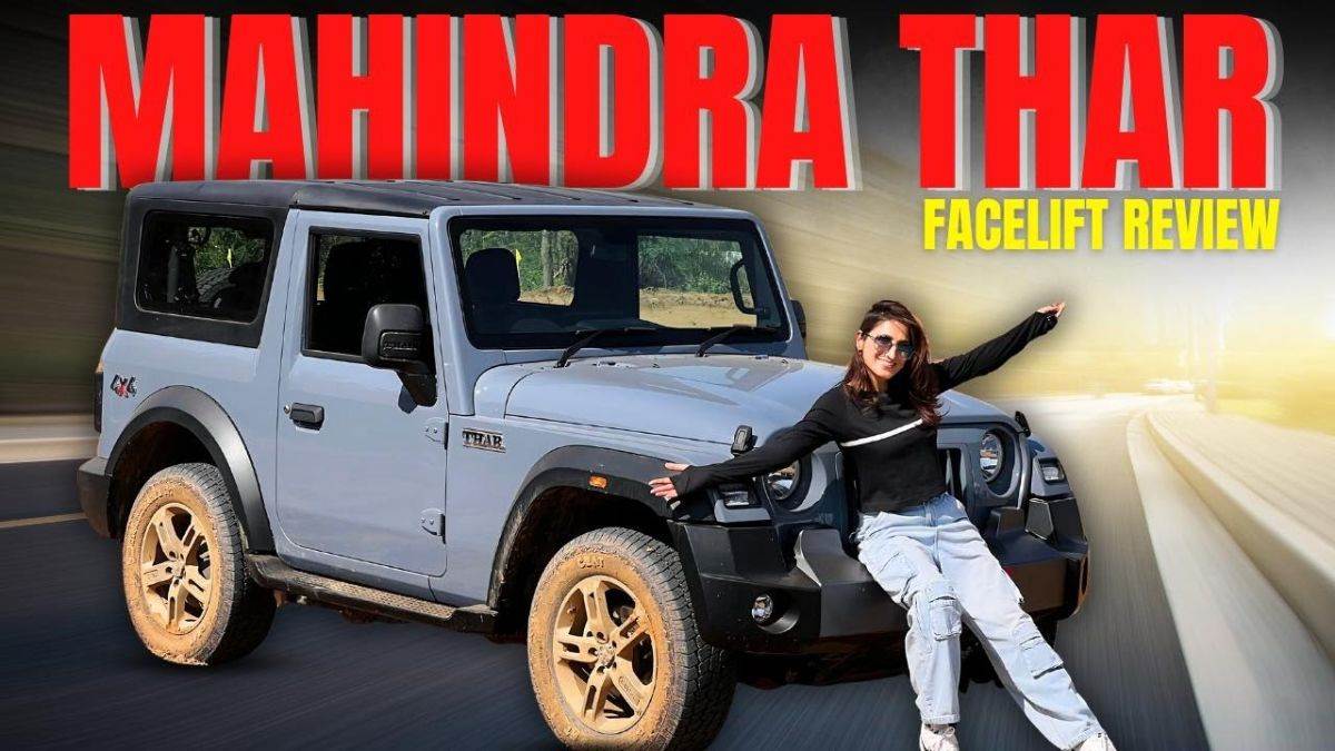 2025 mahindra thar facelift video review full details design and features explained