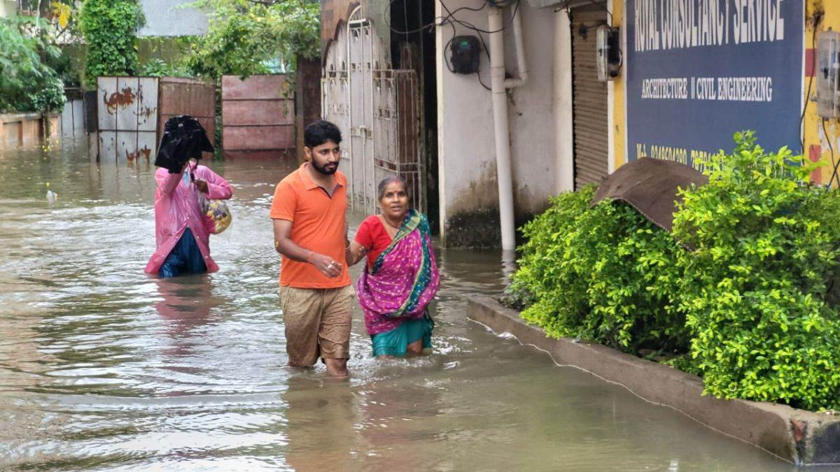 odisha durga puja dampened by heavy rains in baleswar