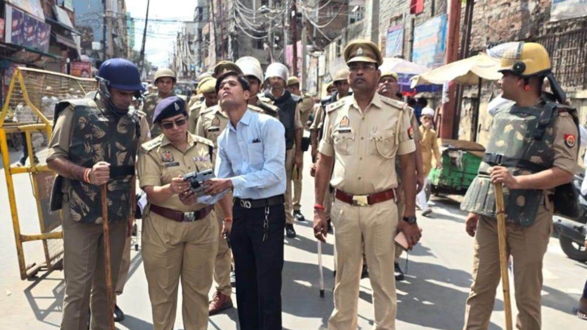 moradabad city news friday prayers pass peacefully under police surveillance
