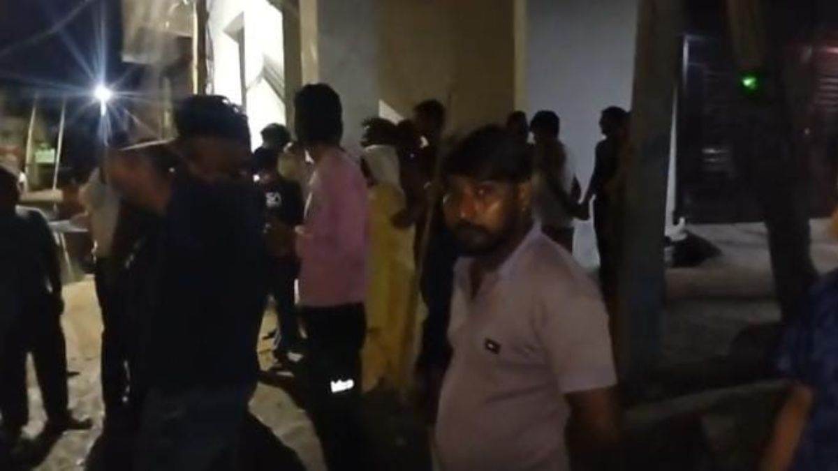 ncr faridabad news leopard scare grips bhadana chowk after cctv sighting