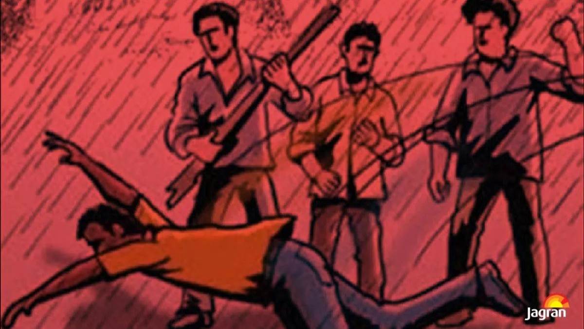 shoratgarh shopkeeper and son assaulted during navratri celebration clash