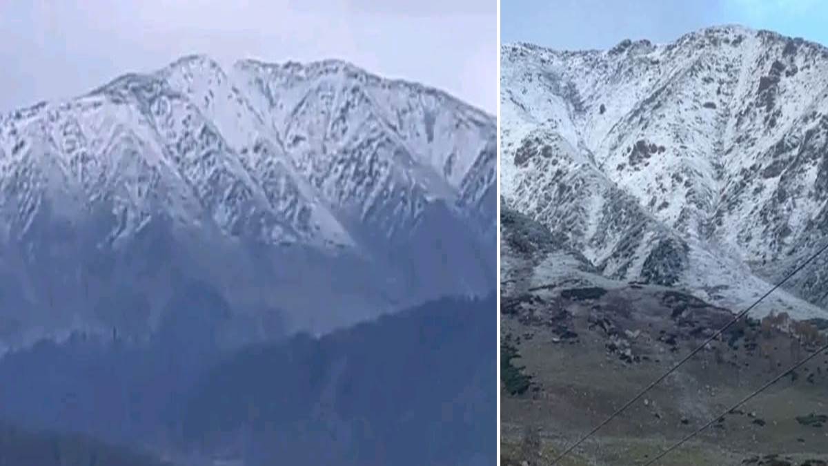 gulmarg kashmir receives first snowfall of the season