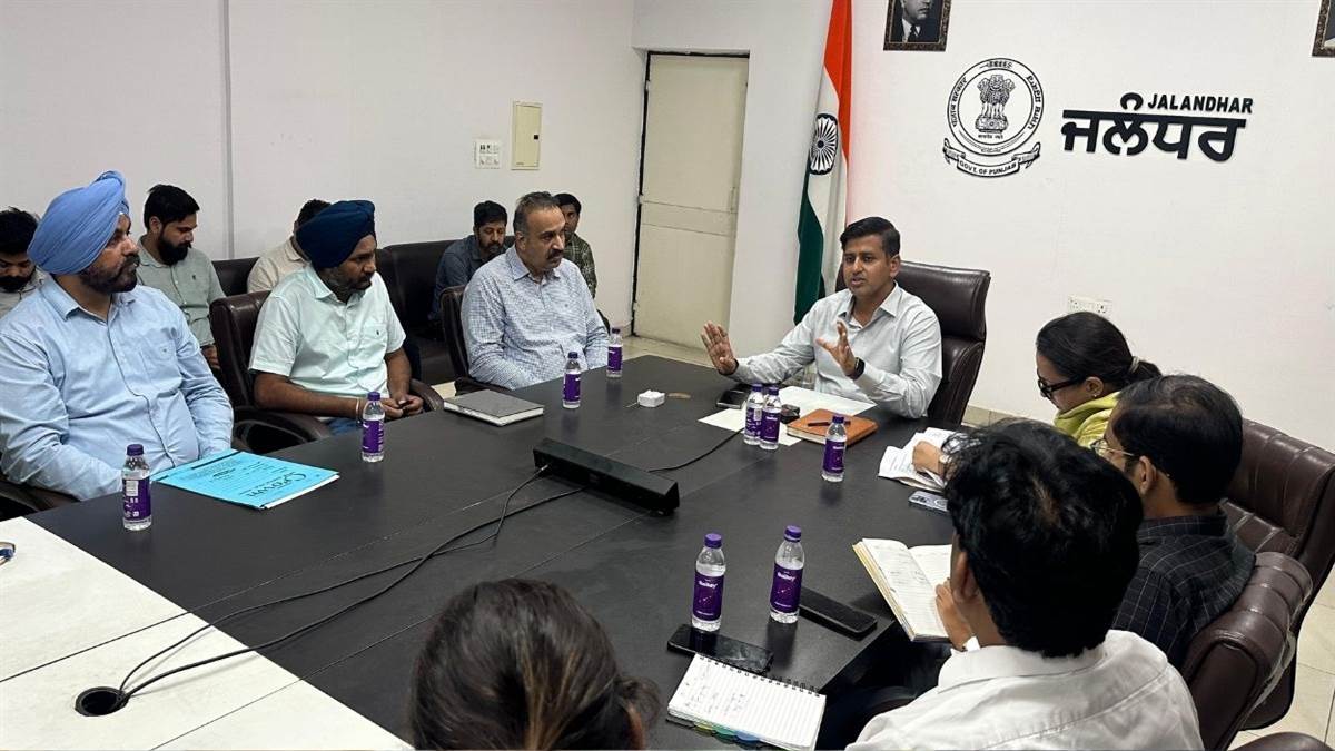 heavy rain alert in jalandhar deputy commissioner orders people to be cautious and move to safer places
