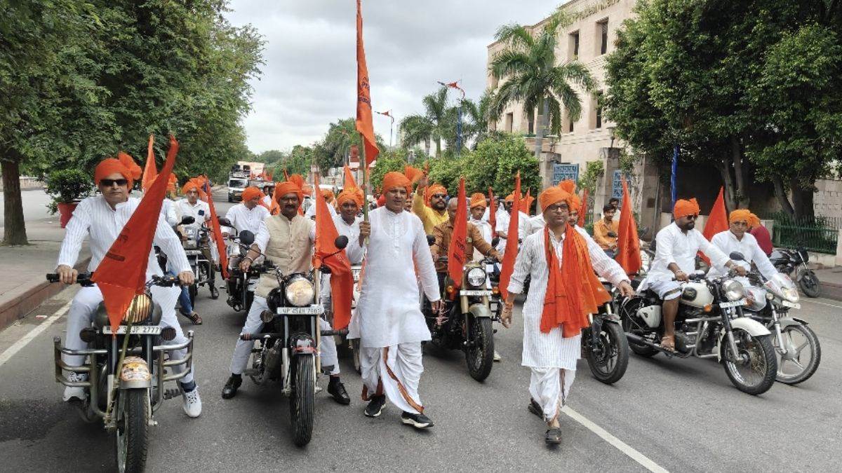 rss exhibition and shobhayatra in lucknow celebrating unity