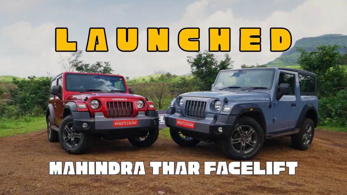 2025 mahindra thar facelift launched with new features and stylish updates