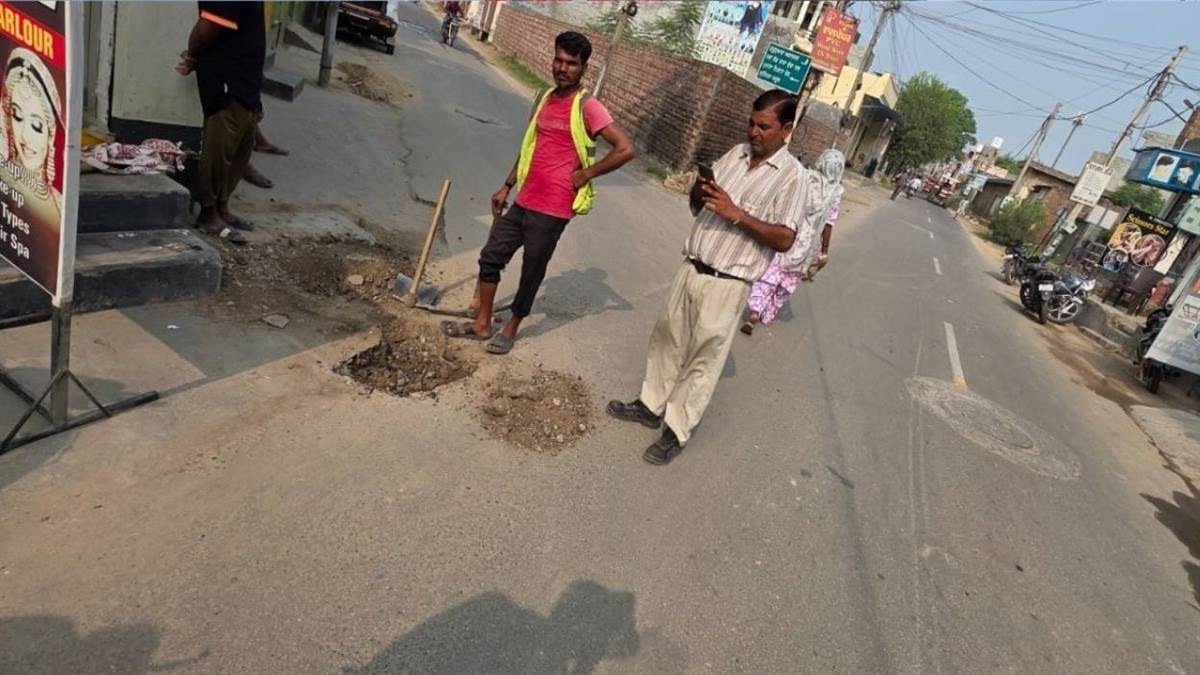moga road excavation public outrage over cable laying damage trending news