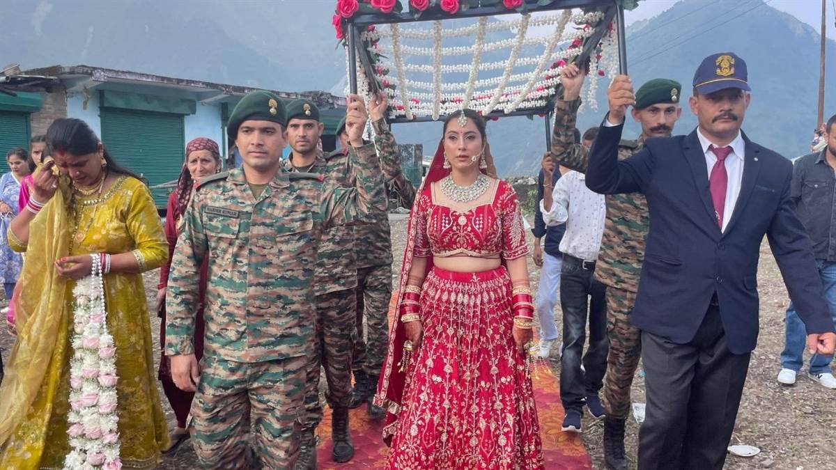 soldiers honor fallen comrade army fulfills brotherly duties at sisters wedding nahan himachal pradesh news