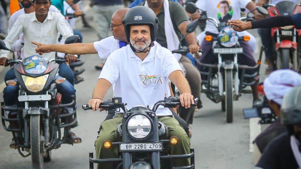 rahul gandhi colombia visit car vs motorcycle weight logic sparks bjp criticism