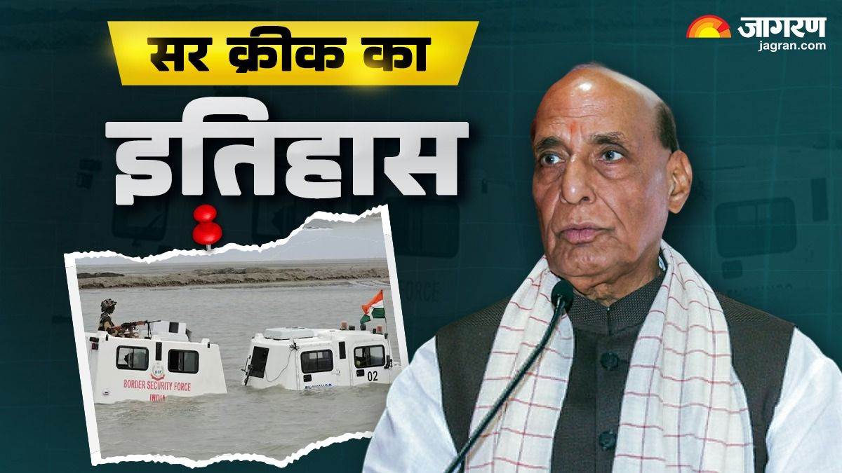 what is sir creek about which the defense minister rajnath singh warned pakistan
