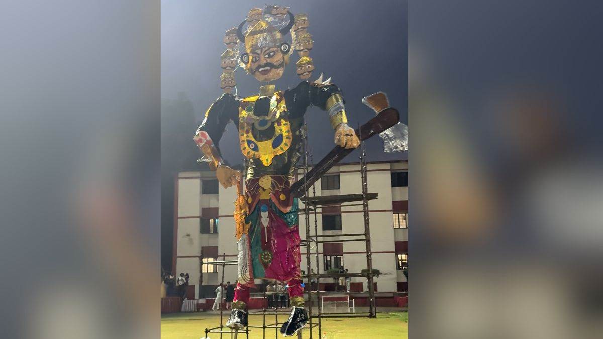 graphic era dehradun celebrates ravan dahan victory of good over evil