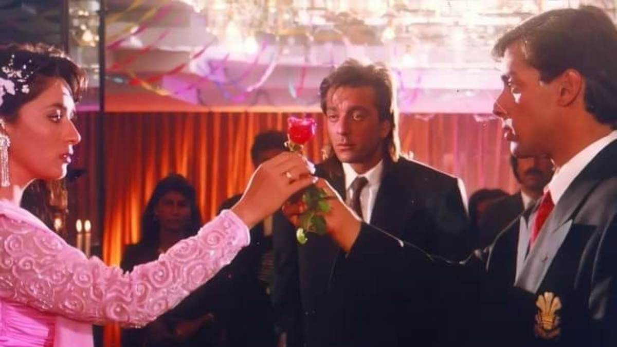 saajan movie song bahut pyar karte hain tumse sanam is copy of pakistani song by mehdi hassan