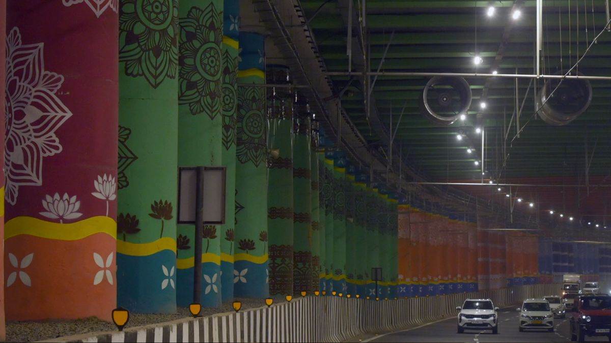 ncr dwarka tunnel road a unique showcase of indian cultural heritage