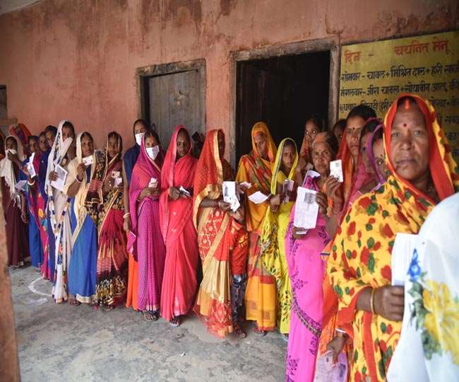 bihar assembly election 2020 panapur in queue again with hope in eyes every voter has a story