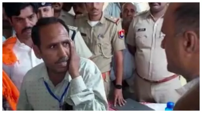 चित्तौड़गढ़ सांसद सीपी जोशी ने जिला अफीम आफिस के कर्मचारी को जड़ा चांटा