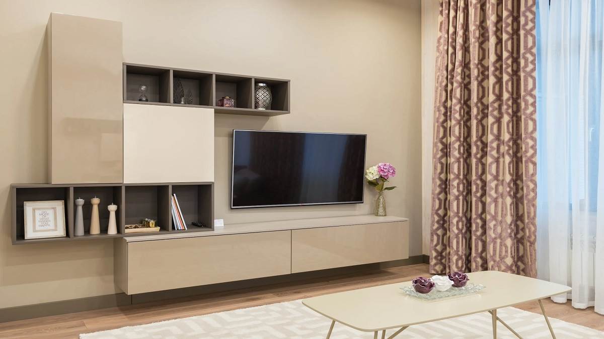 TV Units For Home: ड्राइंग रूम का करना है ...