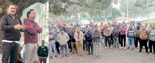 कांट्रैक्ट कर्मचारियों व राजस्थान के कामगारों के हक में उठाई आवाज