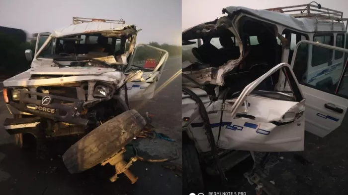 Road Accident In Agra: आगरा-जयपुर हाईवे पर भीषण दुर्घटना में चार लोगों की मृत्यु