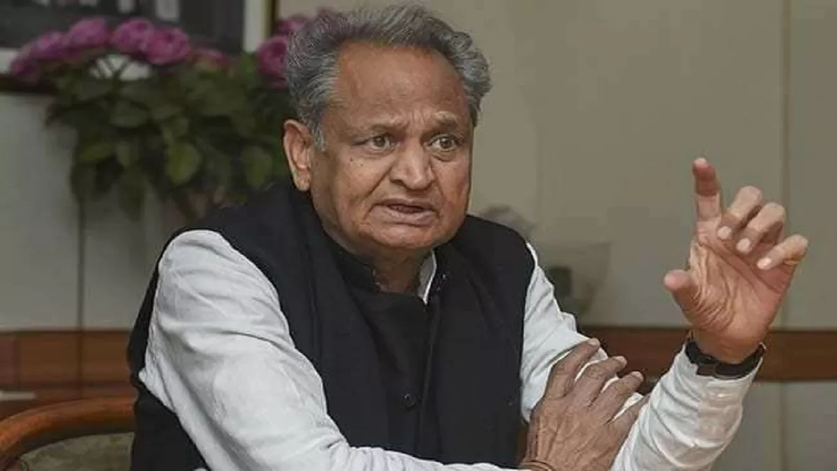 राजस्थान के मुख्यमंत्री अशोक गहलोत की फाइल फोटो।
